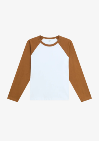 The Margo Long Sleeve Baseball Tee Copper