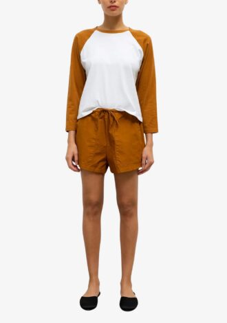 The Margo Long Sleeve Baseball Tee Copper