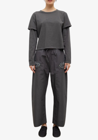 Margo Layered Long Sleeve Slate