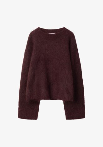 Niclas Short Sweater Bordeaux