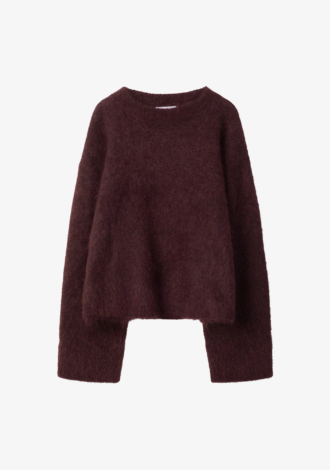 Niclas Short Sweater Bordeaux
