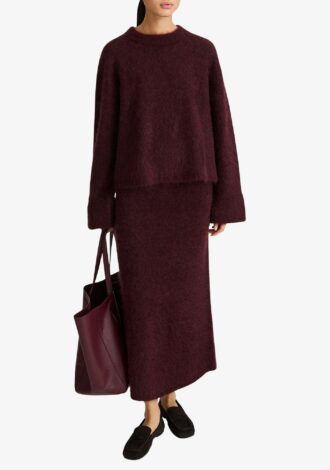 Niclas Short Sweater Bordeaux