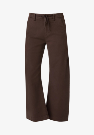 Arellia Ankle Barrel Leg Jean Chocolate