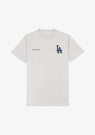 Dodgers Serif T-Shirt Heather Gray