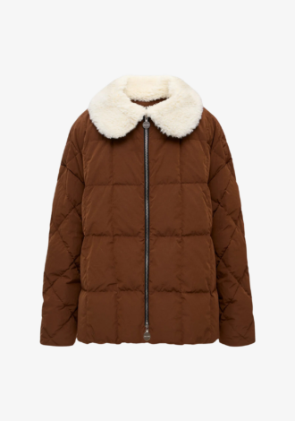 Shearling Arco Jacket Scooter Brown