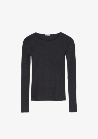 Amy Blouse Dark Grey Mélange