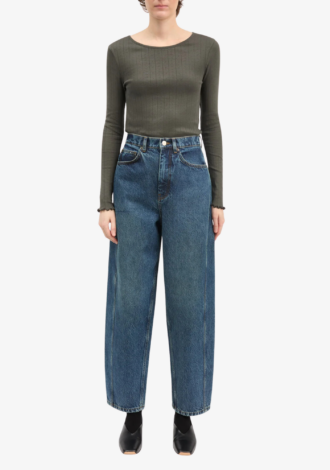 Edie Blouse Dark Green