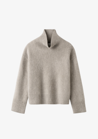 Brushed Boyfriend Turtleneck