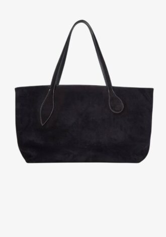 Mega Sprout Tote Suede Black