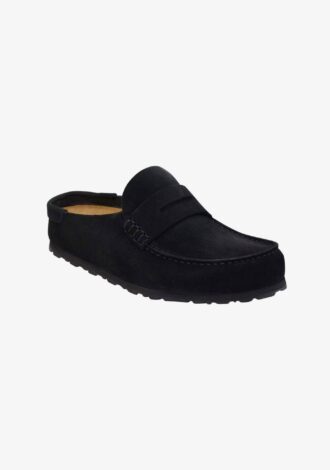 Naples Wrapped Moccasin Loafer Black