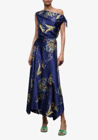 Portia Silk Tapestry Dress