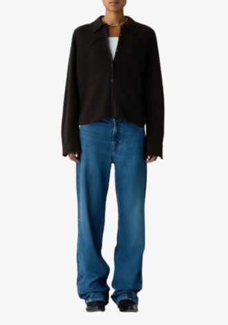 Cropped Western Shirt