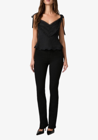 High Rise Manhattan 32″ Bootcut Jean Black Shadow