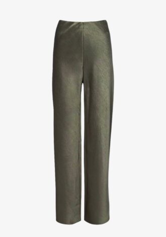 Colette High Rise Fluid Satin Bias Pant
