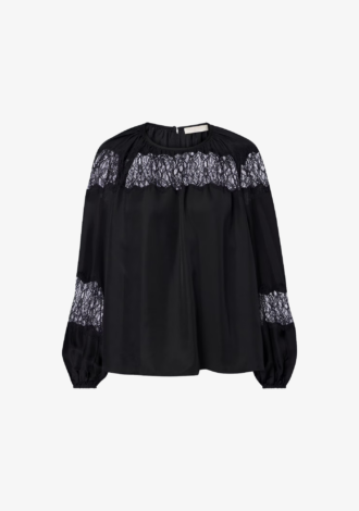 Bess Long Sleeve Silk Blouse
