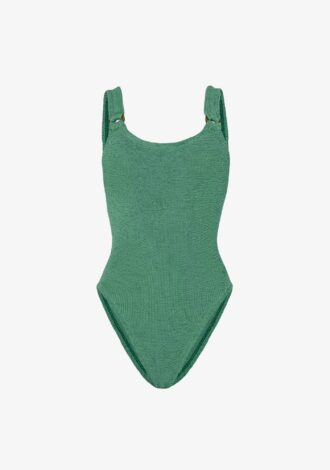 Domino Swim Metallic Jade