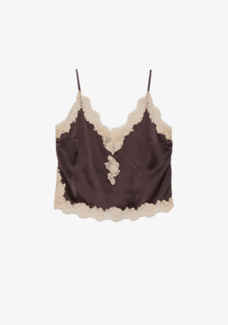 Kira Lace-Trim Top