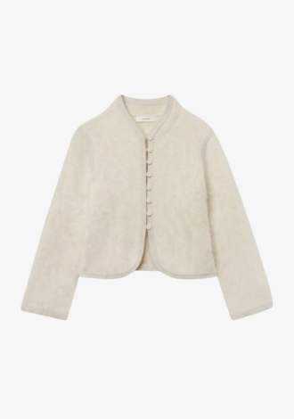 The Brushed Cashmere Salon Cardigan