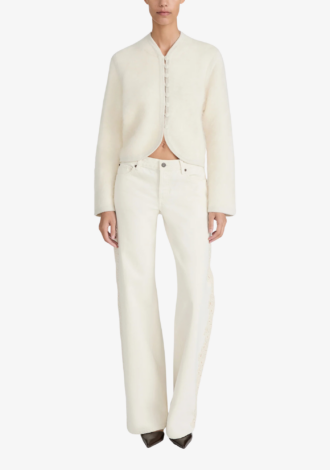 The Brushed Cashmere Salon Cardigan